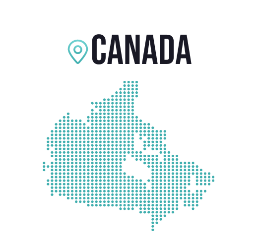 Canada Map - Carrers